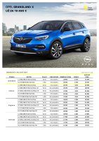 Opel grandland X cennik 2021-2